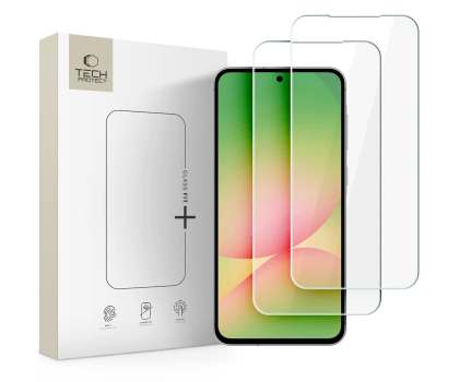 Szkło i folia ochronna Tech-Protect Glass Fit+ 2-Pack Galaxy A37 / A57 5G Clear